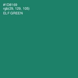 #1D8169 - Elf Green Color Image